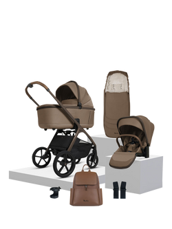 Silver Cross Cove Pushchair and Accessories Bundle, Maple