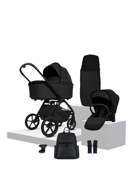 Silver Cross Cove Pushchair and Accessories Bundle - view 2, Onyx