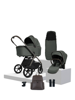 Silver Cross Cove Pushchair and Accessories Bundle, Pewter
