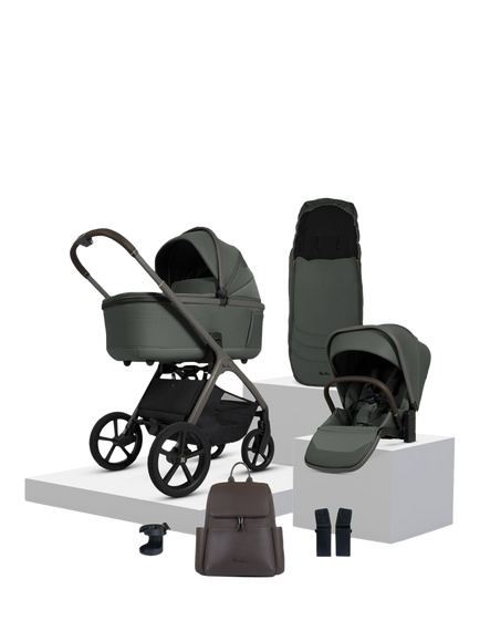 Silver Cross Cove Pushchair and Accessories Bundle, Pewter