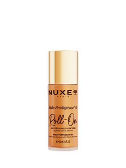 NUXE Roll-On Huile Prodigieuse® Multi-Purpose Dry Oil for Face, Body and Hair Shimmer, 60ml, 