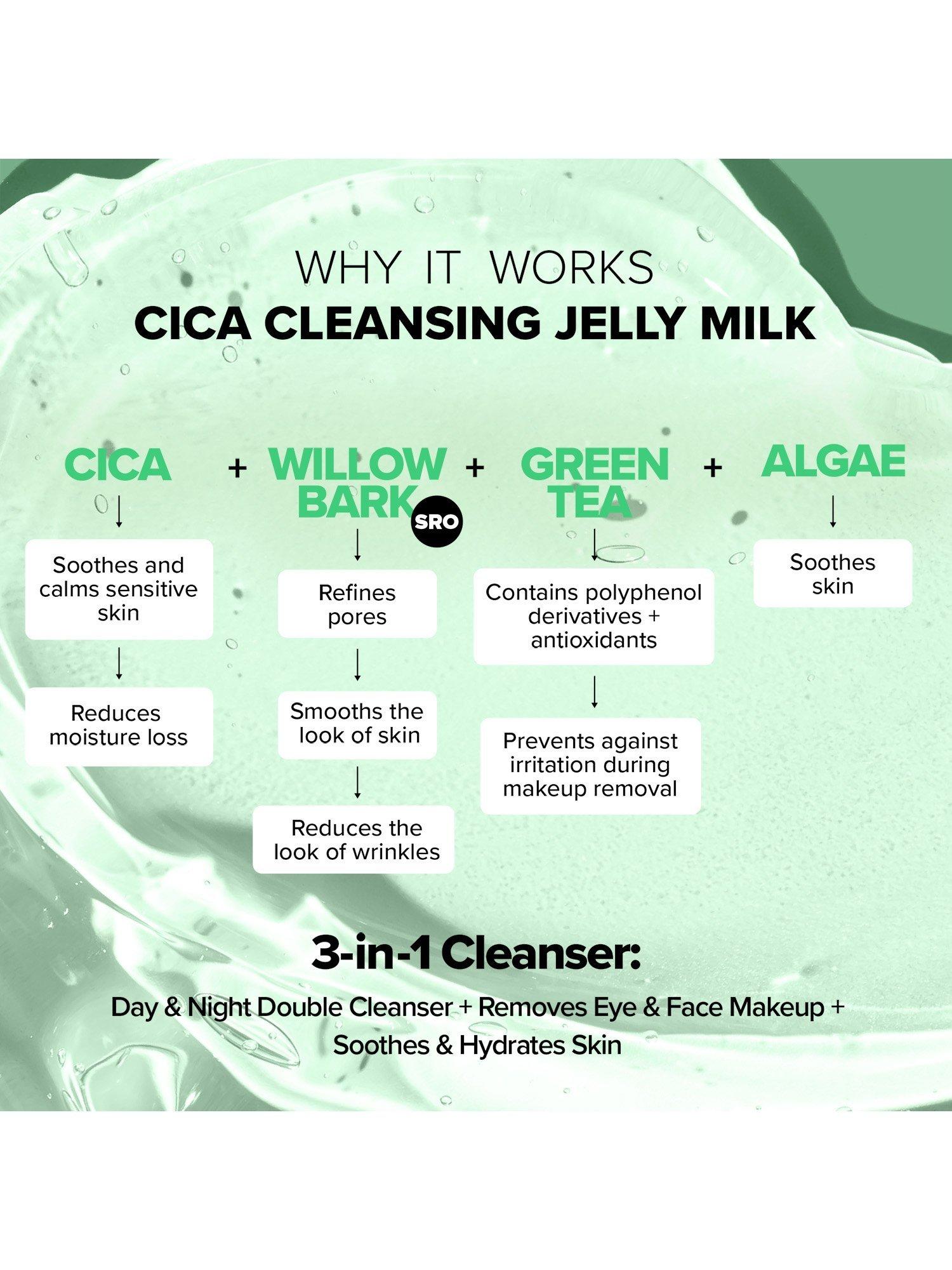 Product image 6 of 9, which shows Nudestix Cica Cleansing Jelly Milk, 60ml
