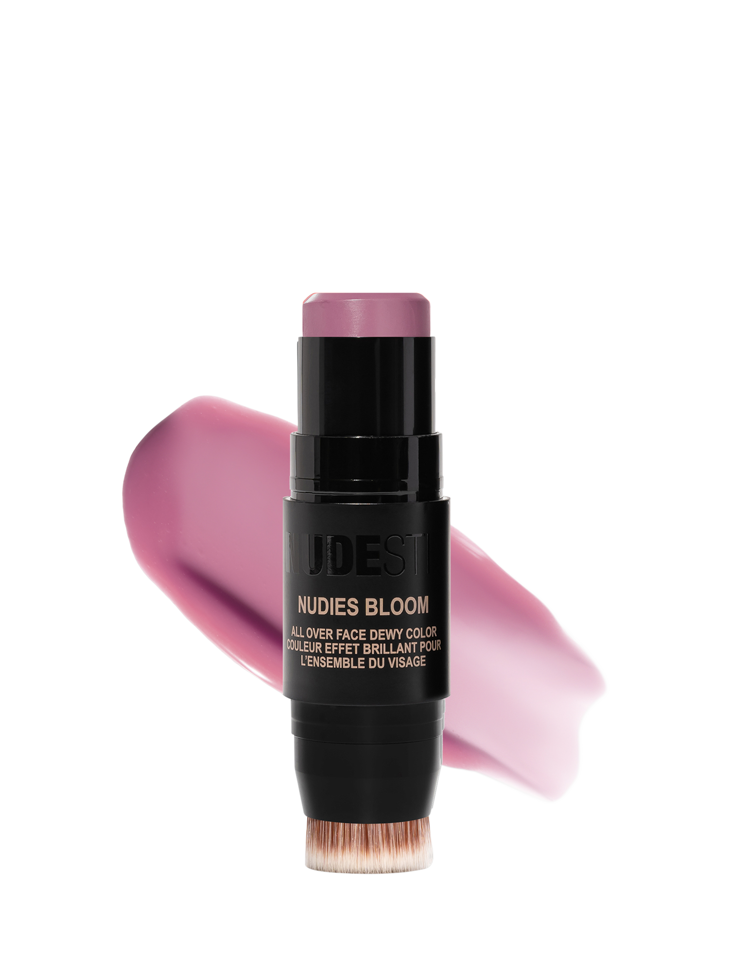 Product image 1 of 9, which shows Nudestix Nudies Bloom All-Over Face Dewy Colour, Lilac Love