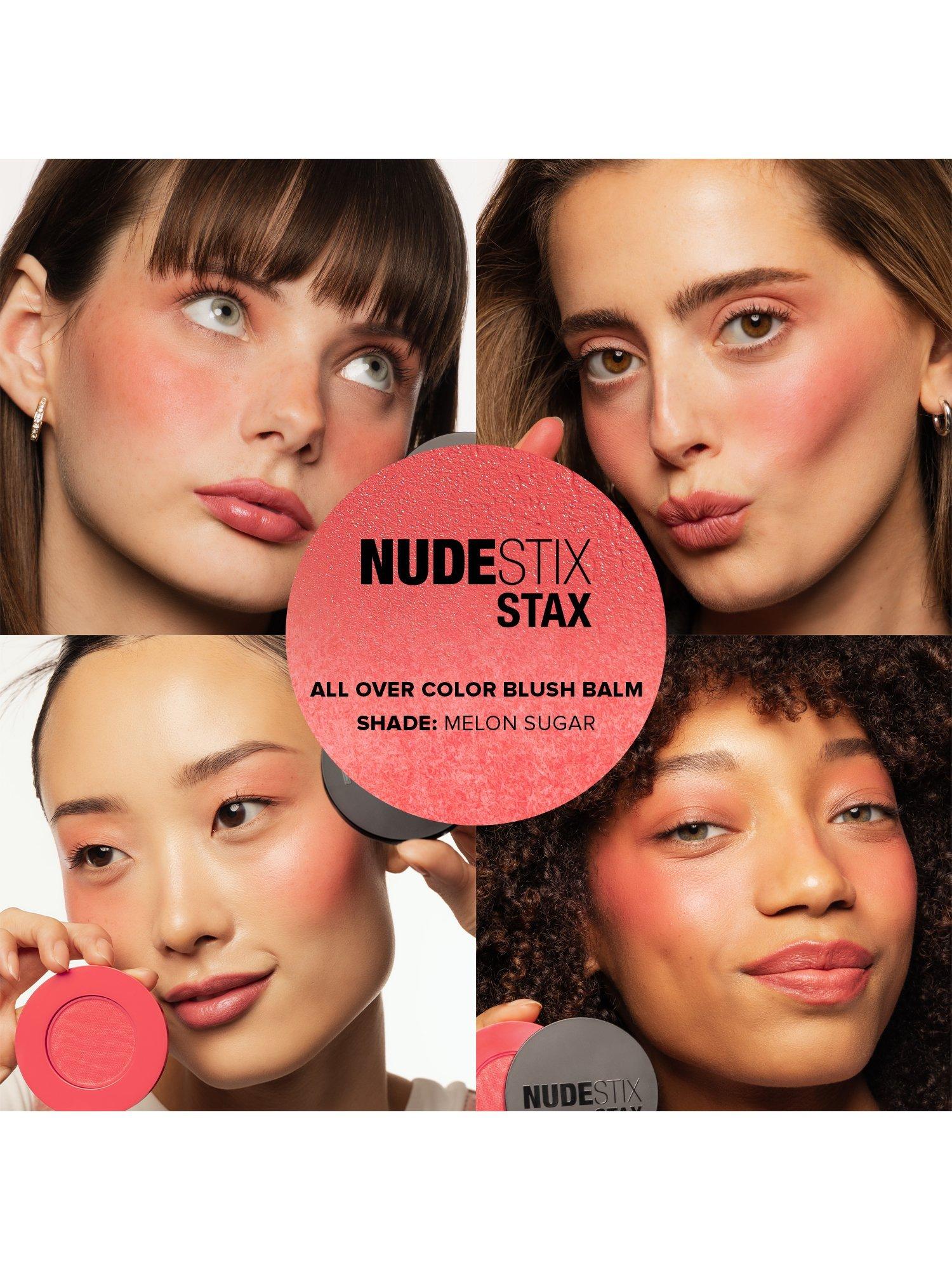Product image 3 of 10, which shows Nudestix Stax All Over Colour Blush Balm, Melon Sugar