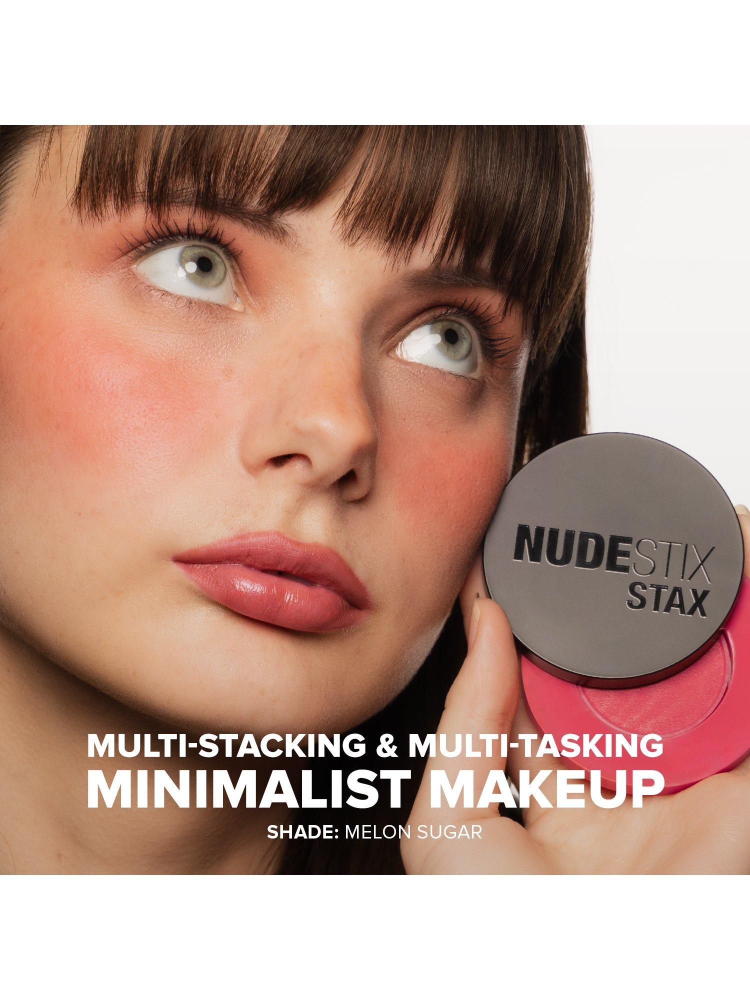 Product image 4 of 10, which shows Nudestix Stax All Over Colour Blush Balm, Melon Sugar
