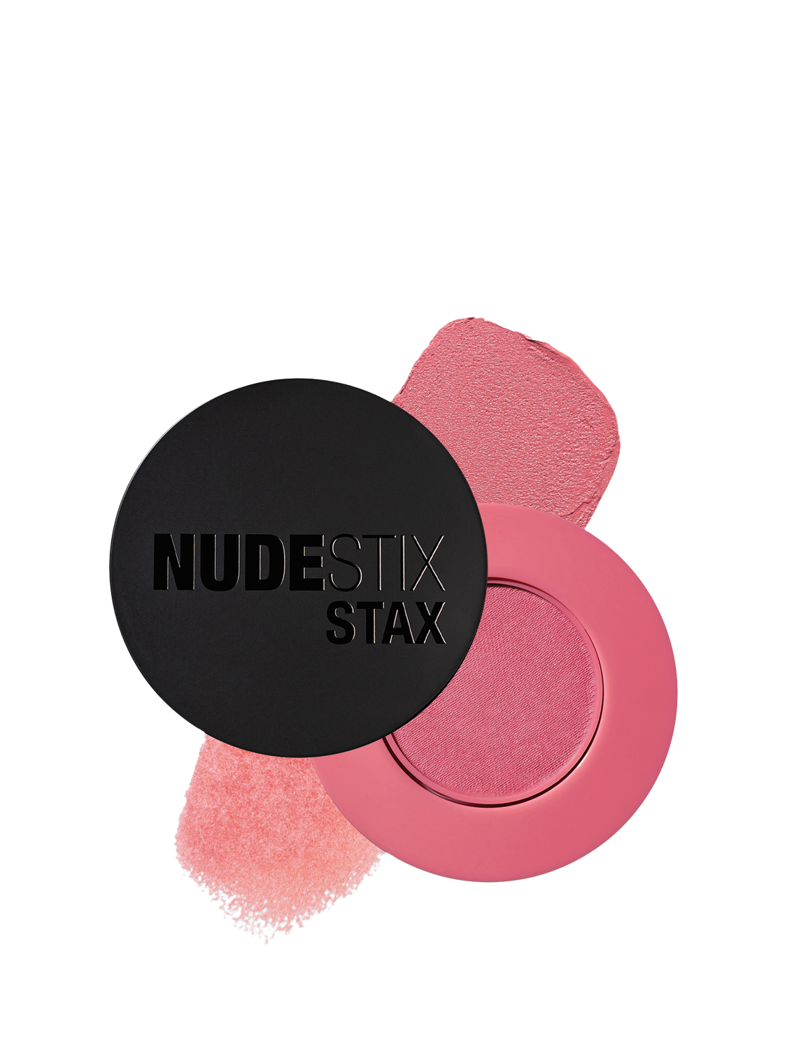 Product image 1 of 11, which shows Nudestix Stax All Over Colour Blush Balm, Pink Love