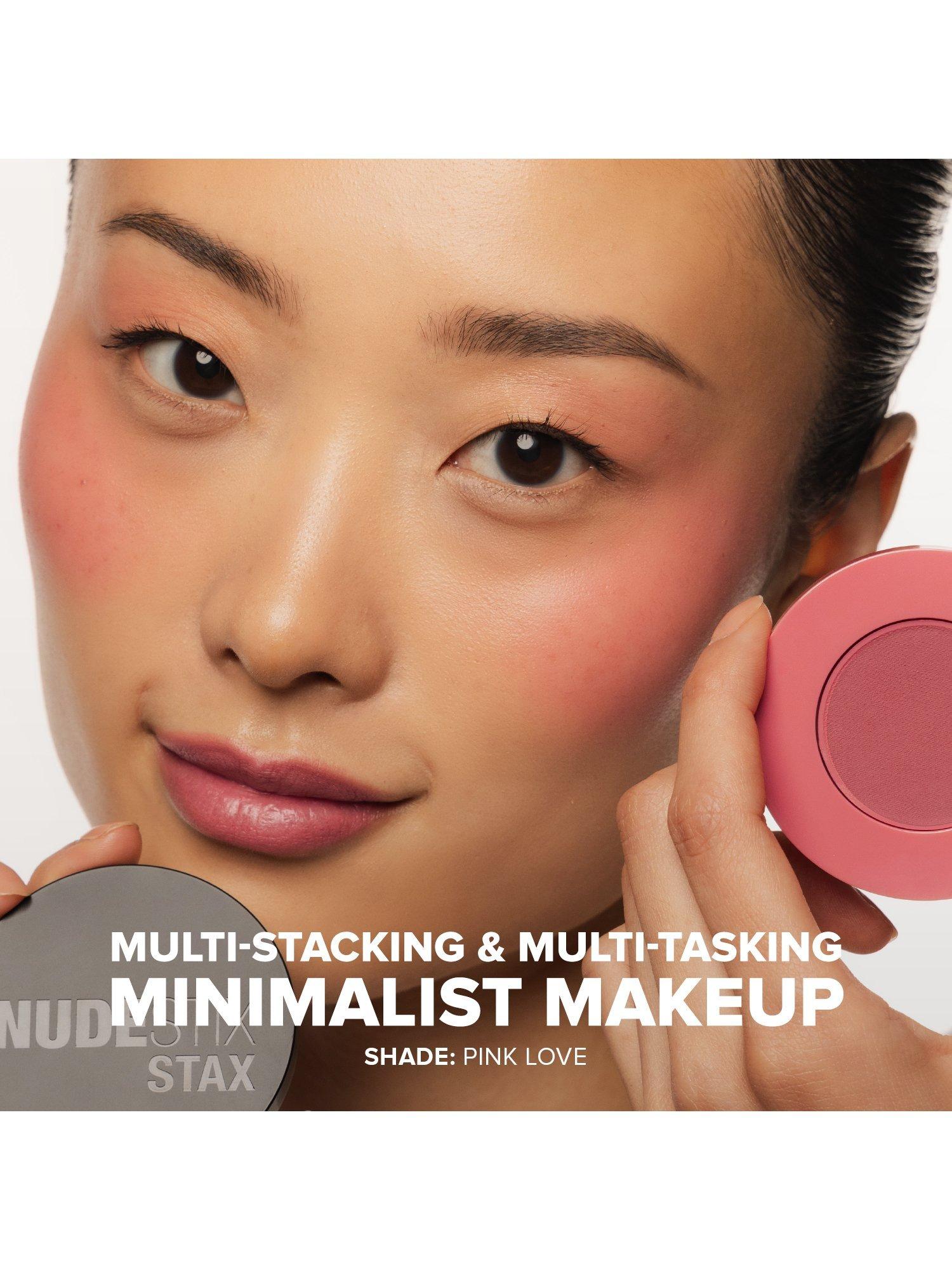 Product image 5 of 11, which shows Nudestix Stax All Over Colour Blush Balm, Pink Love