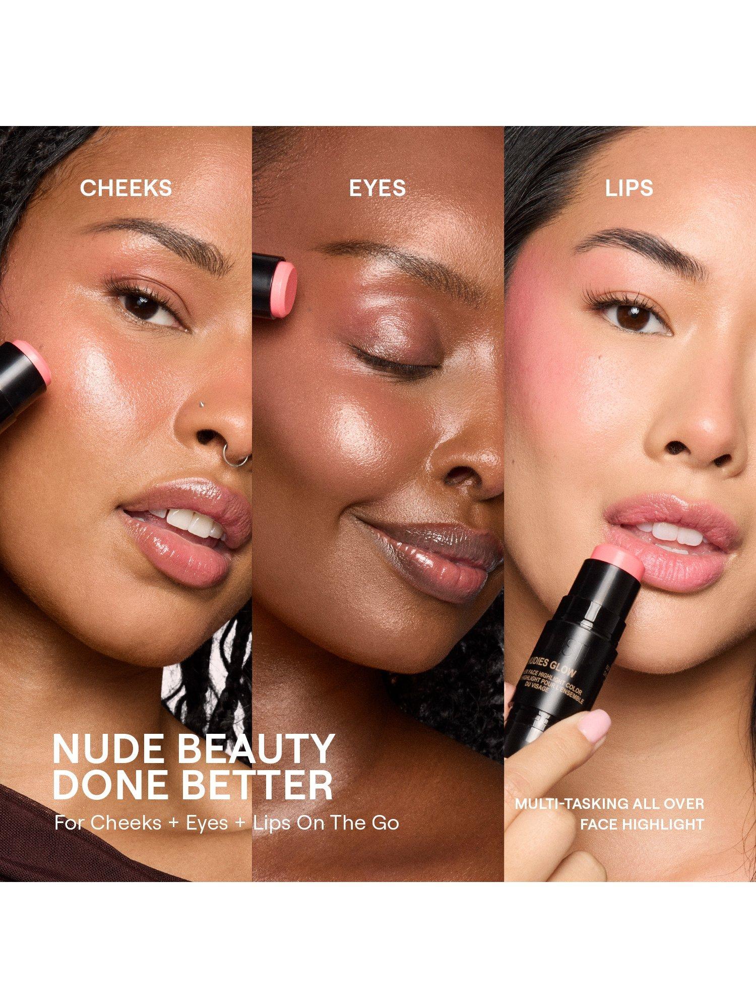 Product image 7 of 11, which shows Nudestix Nudies All-Over Face Colour Glow Highlighter, I Dew