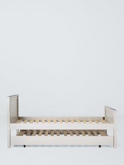 John Lewis Lyra Trundle Bed Frame, Linen, Single - view 2, Linen