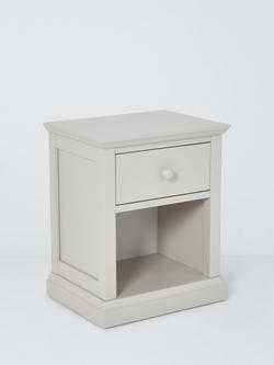 John Lewis Kids' Lyra Bedside Table, Linen, Linen