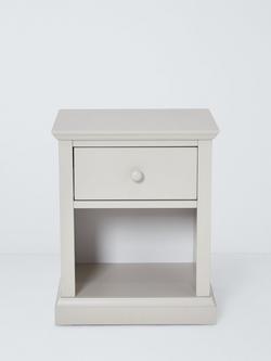 John Lewis Kids' Lyra Bedside Table, Linen - view 2, Linen