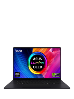 ASUS ProArt P16 Laptop, AMD Ryzen AI 9 Processor, 64GB RAM, RTX 5070, 2TB SSD, 16” 3K OLED Touchscreen, Black, Black