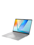 ASUS Vivobook S14 Laptop, AMD Ryzen AI 7 Processor, 16GB RAM, 1TB SSD, 14” WUXGA OLED, Silver