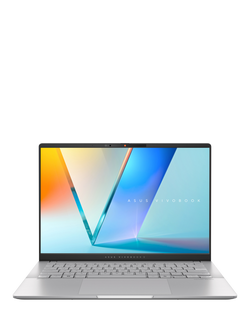 ASUS Vivobook S14 Laptop, AMD Ryzen AI 7 Processor, 16GB RAM, 1TB SSD, 14” WUXGA OLED, Silver - view 2, Silver
