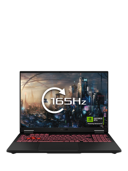 ASUS TUF A16 Gaming Laptop, AMD Ryzen 9 Processor, 32GB RAM, 1TB SSD, RTX 5060, 16" FHD+, Grey, with 3-month PC Game Pass, Grey