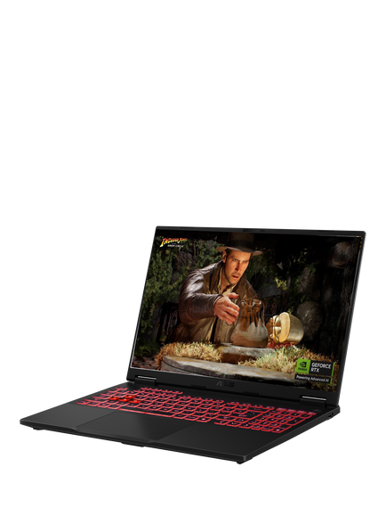 ASUS TUF A16 Gaming Laptop, AMD Ryzen 9 Processor, 32GB RAM, 1TB SSD, RTX 5060, 16" FHD+, Grey, with 3-month PC Game Pass - view 2, Grey