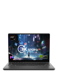 ASUS ROG Zephyrus G14 Gaming Laptop, AMD Ryzen 9 Processor, 16GB RAM, RTX 5070, 1TB SSD, 14” 3K OLED, Grey, with 3-month PC Game Pass, Grey