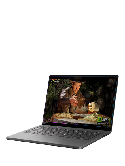 ASUS ROG Zephyrus G14 Gaming Laptop, AMD Ryzen 9 Processor, 32GB RAM, RTX 5070, 1TB SSD, 14” 3K OLED, Grey, with 3-month PC Game Pass - view 2, Grey