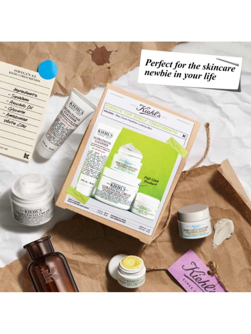 Product image 7 of 9, which shows Kiehl's Top Shelf Treatments Skincare Gift Set