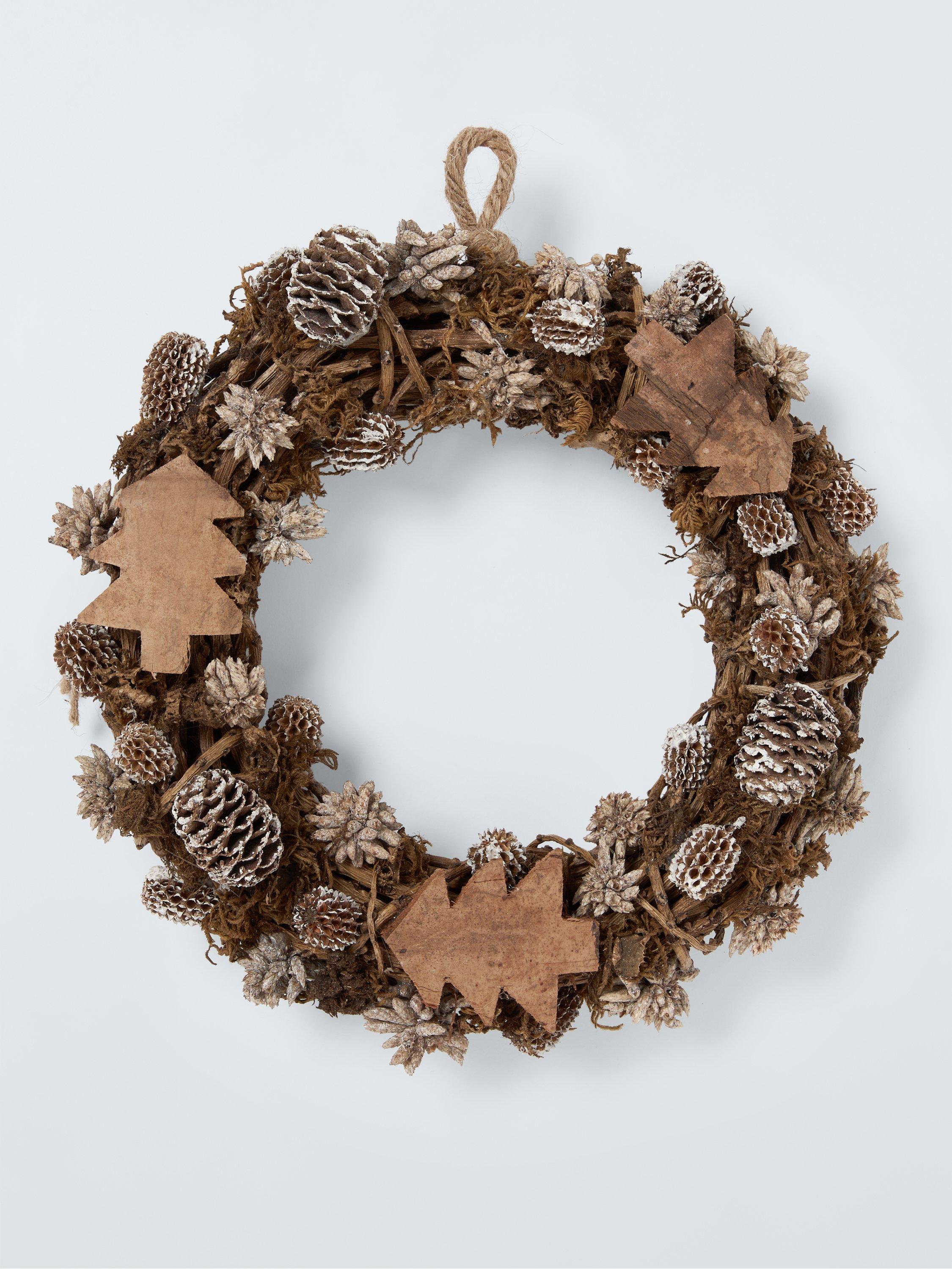 John Lewis Dried Wreath, Dia.25cm