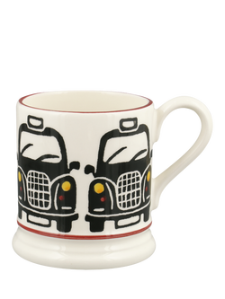 Emma Bridgewater Black Cab Half Pint Earthenware Mug, 300ml, Multi