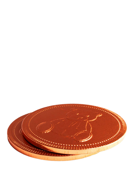 Sweet Me Keep Me Giant Lewis Bear Milk Chocolate Coin, 90g - view 2, Multi