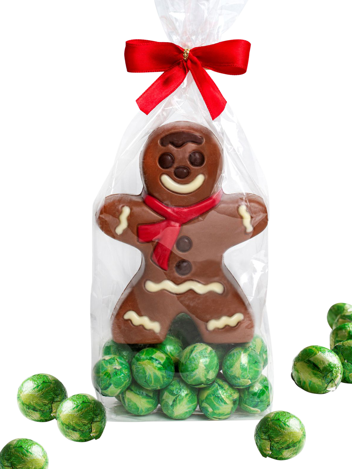 Sweet Me Keep Me Gingerbead Man & Sprouts Gift Bag, 160g