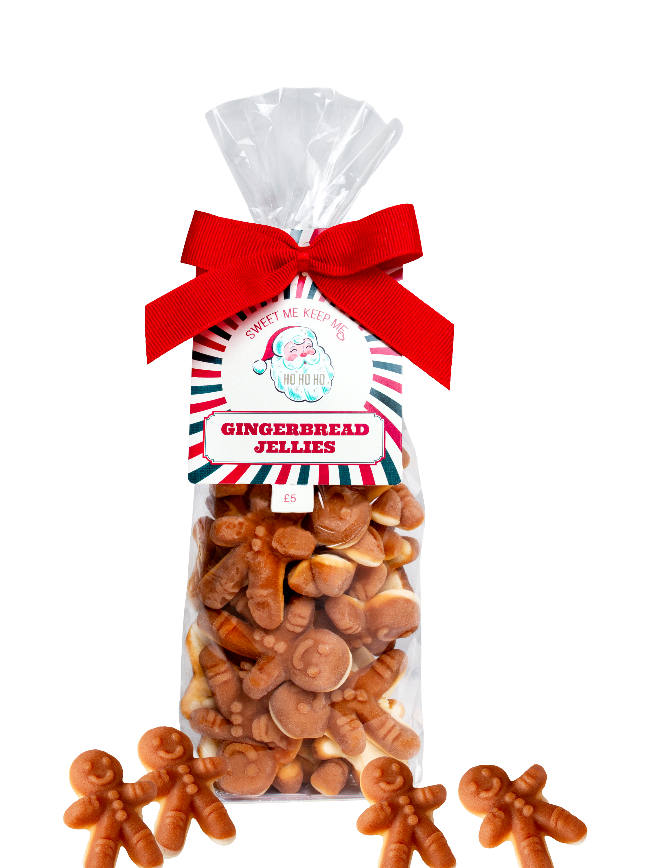 Sweet Me Keep Me Gingerbread Men Gummy Sweets Gift Bag, 200g