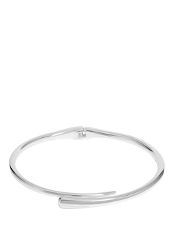 Jon Richard Silver Plated Torque Necklace, Silver, Silver