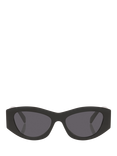 Celine CL000503 Women's Cat's Eye Sunglasses, Black