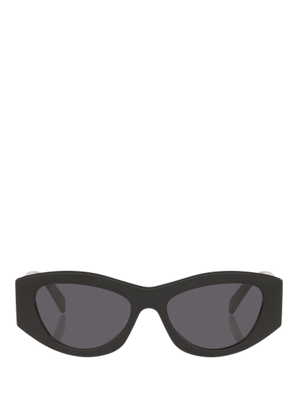 Celine CL000503 Women's Cat's Eye Sunglasses, Black - view 2, Black