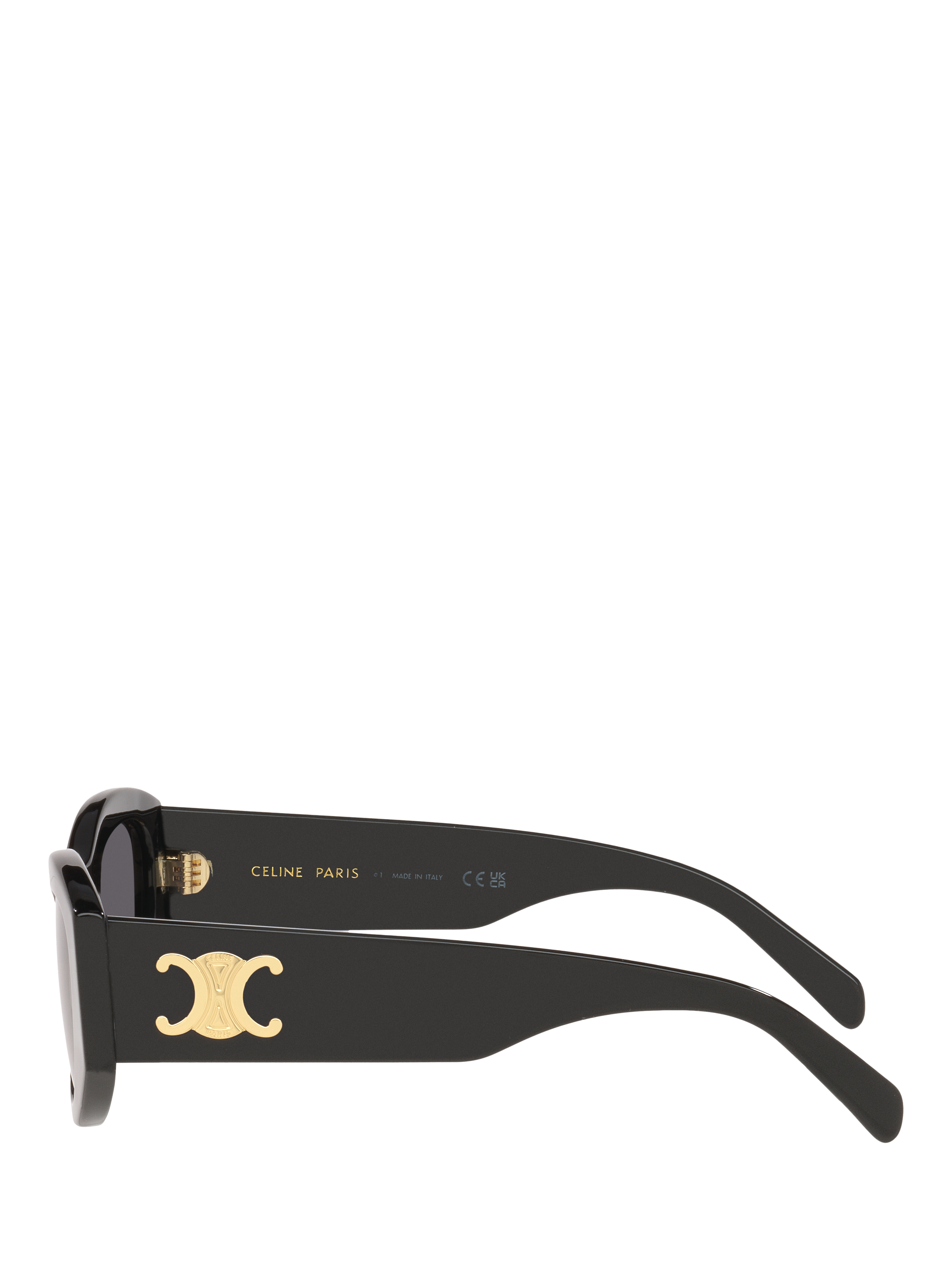 Product image 3 of 5, which shows Celine CL000503 Women's Cat's Eye Sunglasses, Black