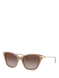Emporio Amari EA4251 Women's Cat's Eye Sunglasses, Shiny Opal Tundra