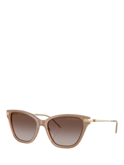 Emporio Amari EA4251 Women's Cat's Eye Sunglasses, Shiny Opal Tundra, Shiny Opal Tundra