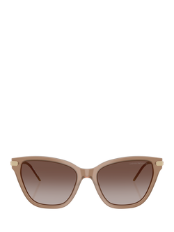 Emporio Amari EA4251 Women's Cat's Eye Sunglasses, Shiny Opal Tundra - view 2, Shiny Opal Tundra