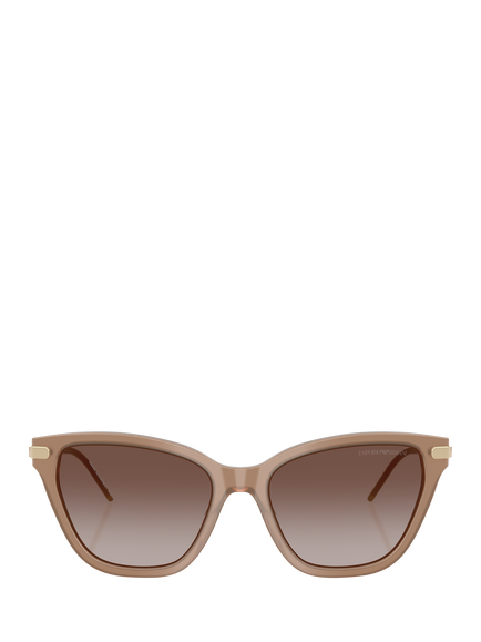 Emporio Amari EA4251 Women's Cat's Eye Sunglasses, Shiny Opal Tundra - view 2, Shiny Opal Tundra