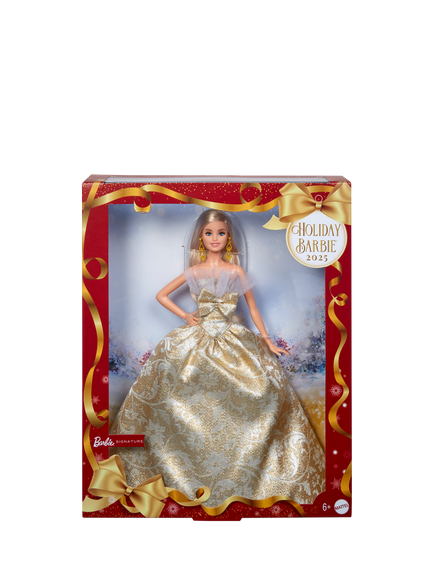 Barbie Holiday 2025 Blonde Barbie Doll - view 2, Multi