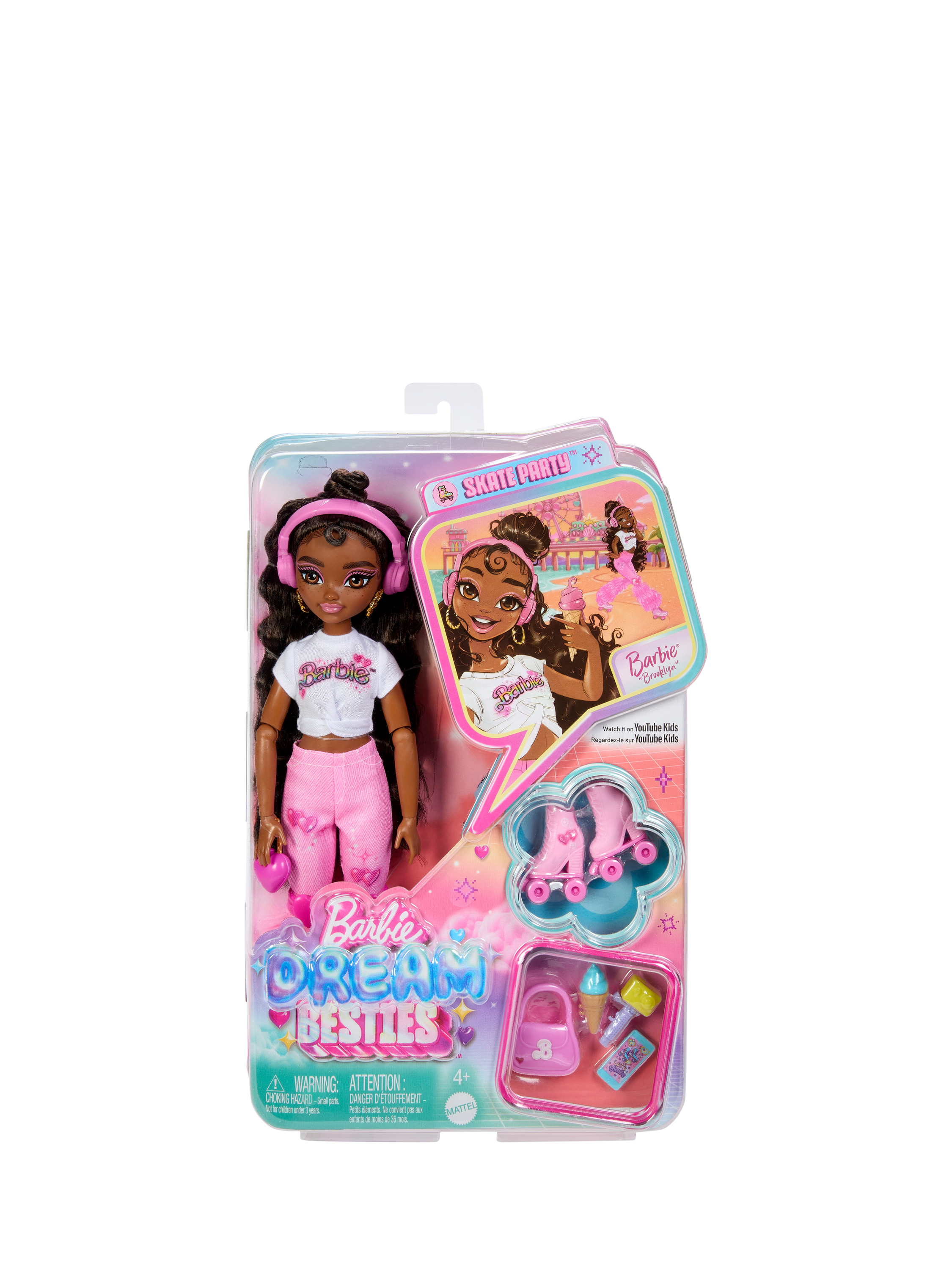 Barbie Dream Besties Roller Skating Doll Brooklyn