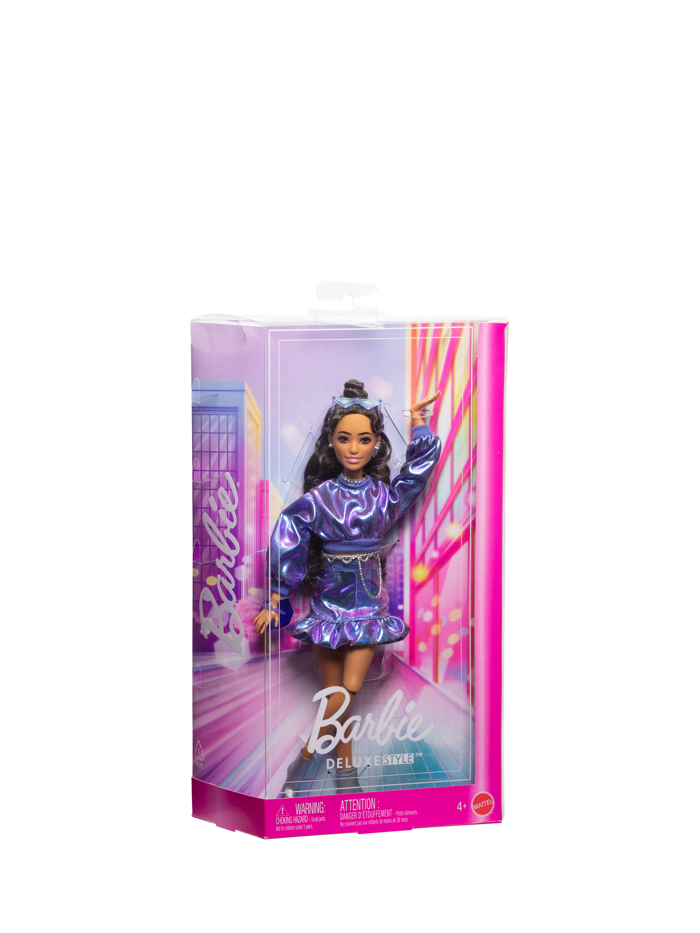 Barbie Deluxe Style Metallic Blue Sweater Doll