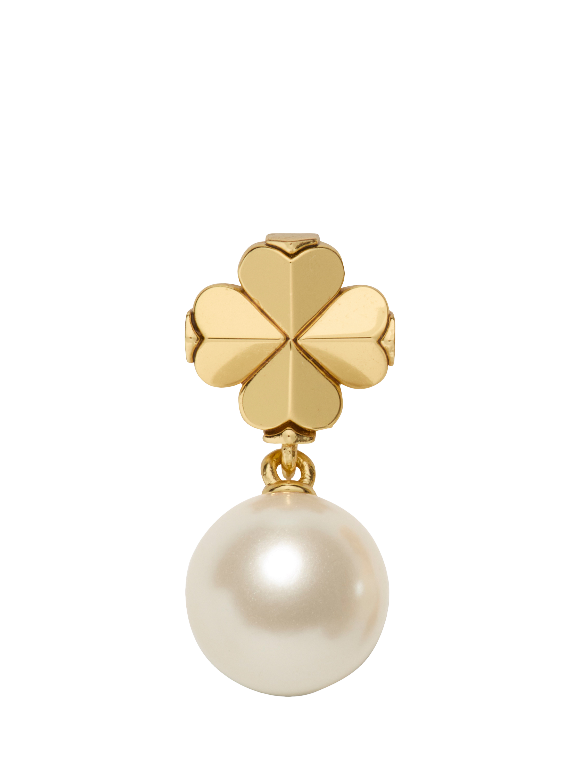 Product image 2 of 4, which shows kate spade new york Flower Pearl Drop Earrings