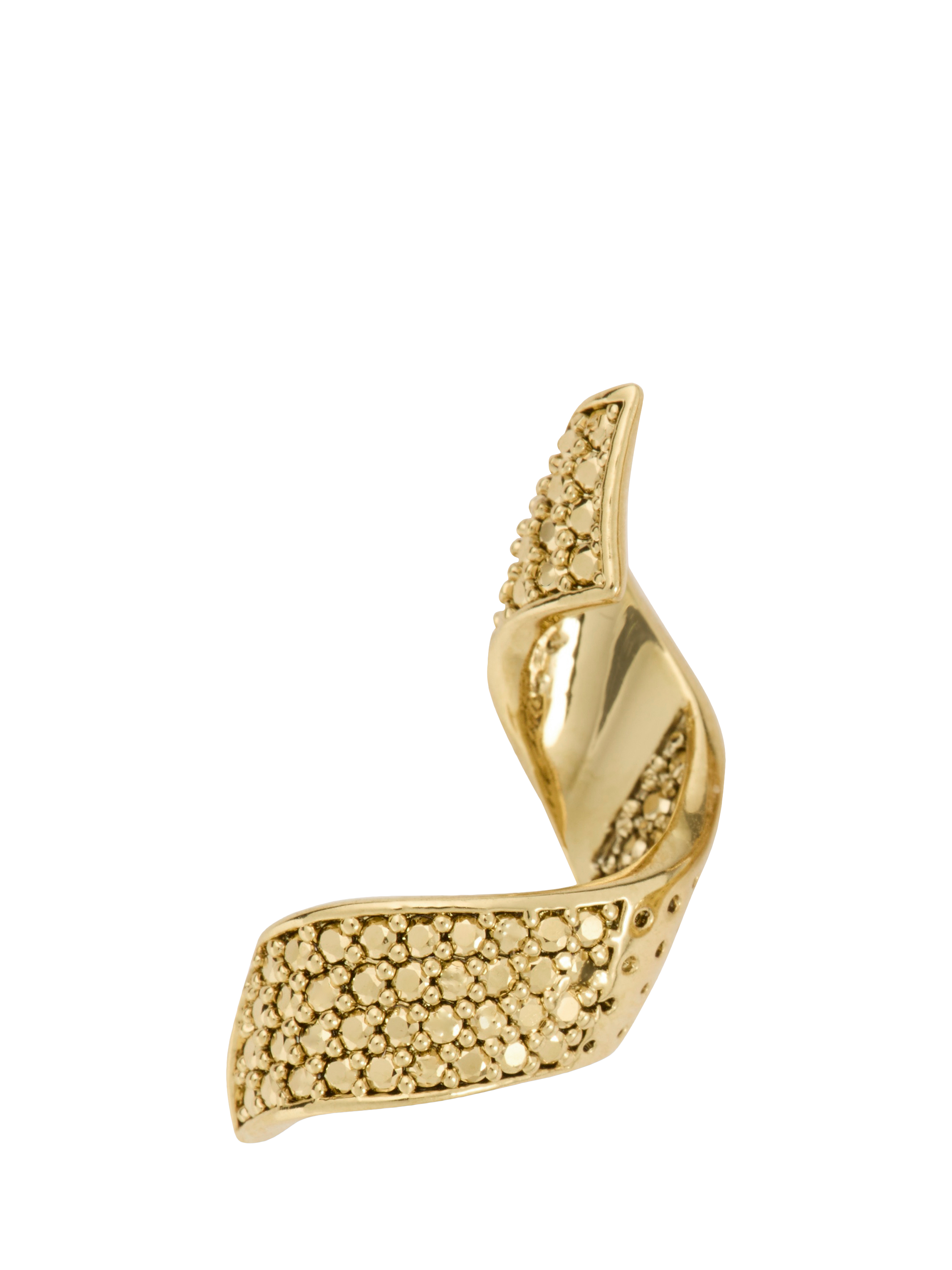 Product image 2 of 4, which shows kate spade new york Curved Wave Stud Earrings