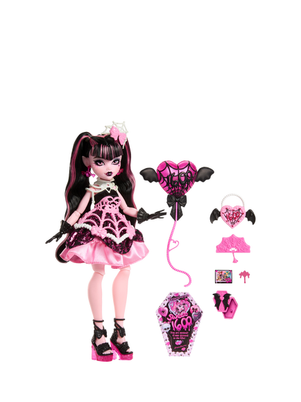 Monster High Scary Sweet Birthday Draculaura Doll - view 2, Multi