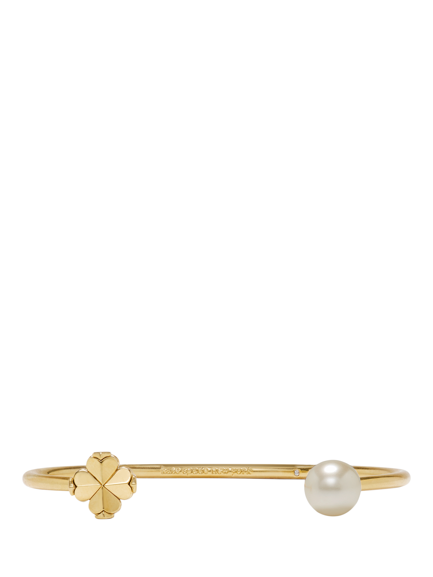 Product image 1 of 4, which shows kate spade new york Flower Pearl Cuff