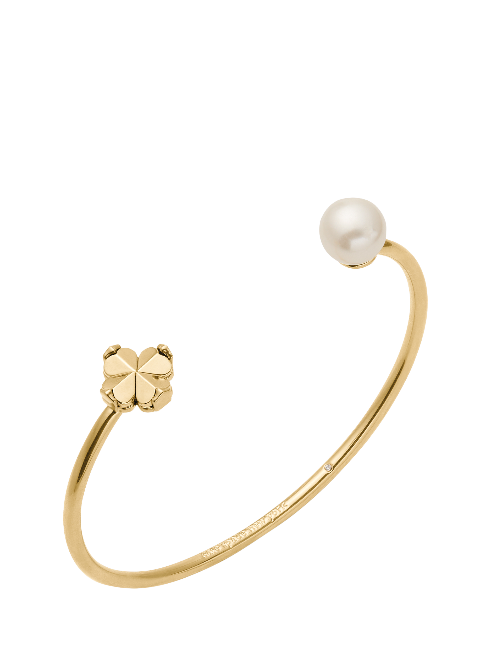 Product image 2 of 4, which shows kate spade new york Flower Pearl Cuff