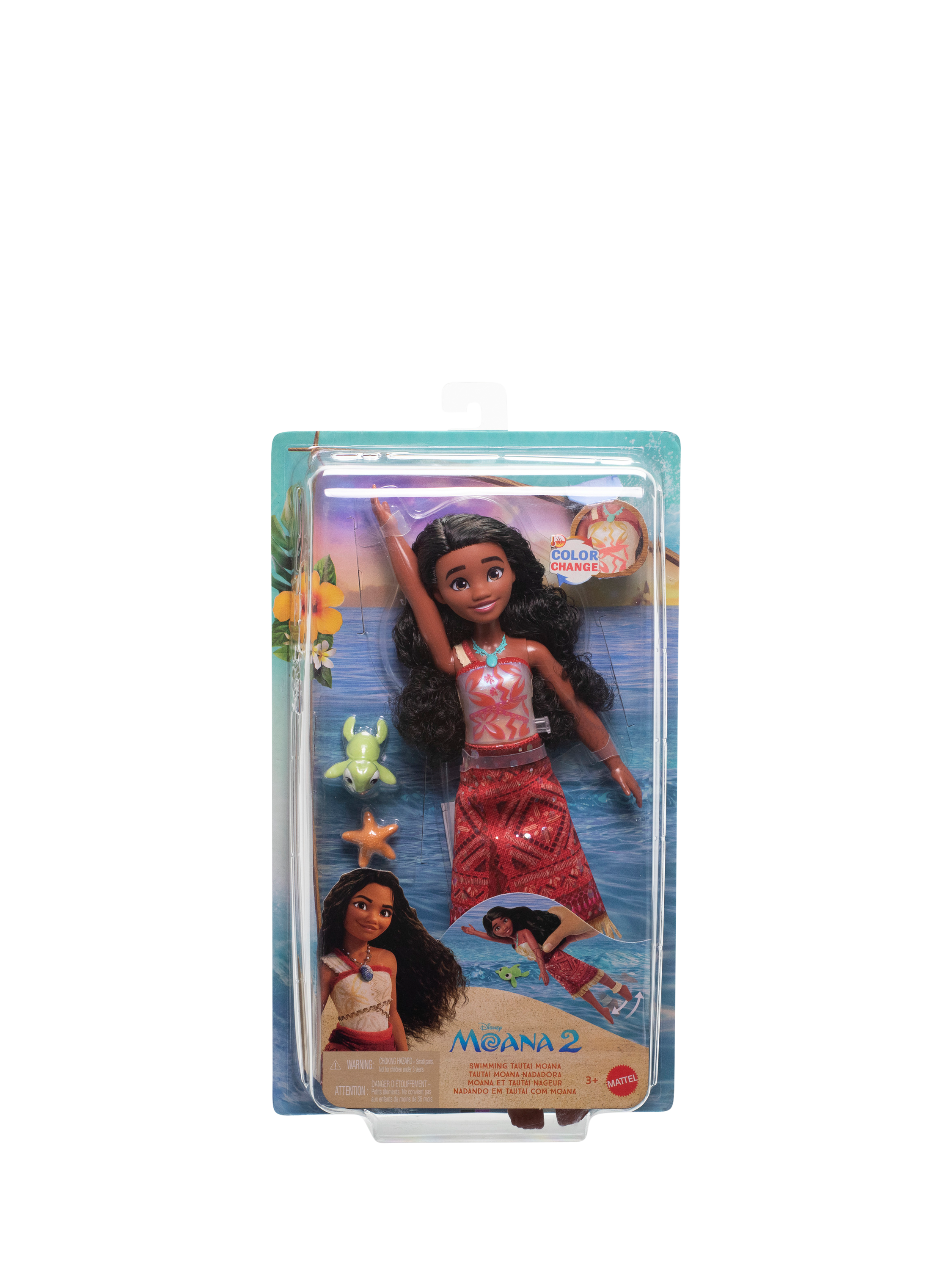 Disney Moana Swimming Tautai Moana Colour Change Fashion