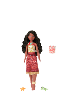Disney Moana 2 Swimming Tautai Moana Colour Change Fashion Doll with Turtle & Starfish - view 2, Multi