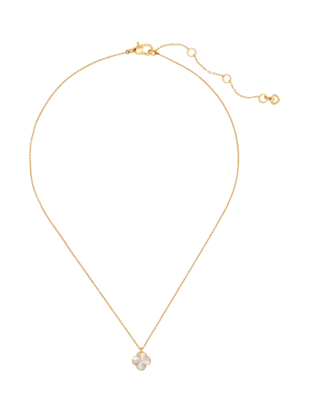 kate spade new york Flower Mini Pendant, Mother Of Pearl - view 2, Mother Of Pearl