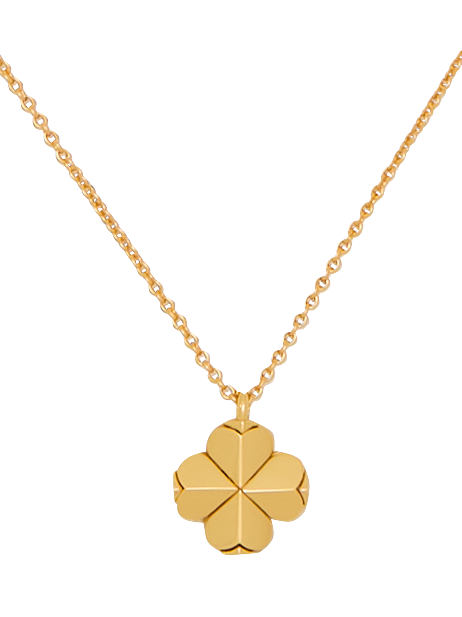 Product image 1 of 3, which shows kate spade new york Clover Necklace, Gold