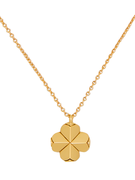 kate spade new york Clover Necklace, Gold, Gold
