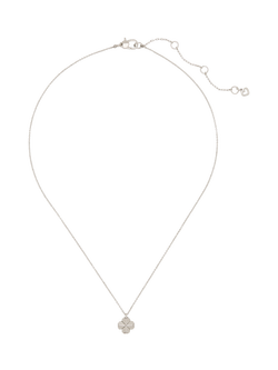 kate spade new york Flower Pendant, Silver - view 2, Silver